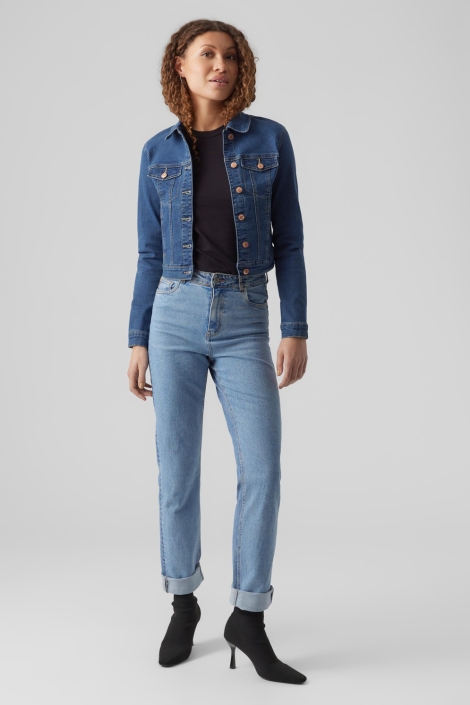 Vero Moda vmluna ls slim dnm jacket mix ga no